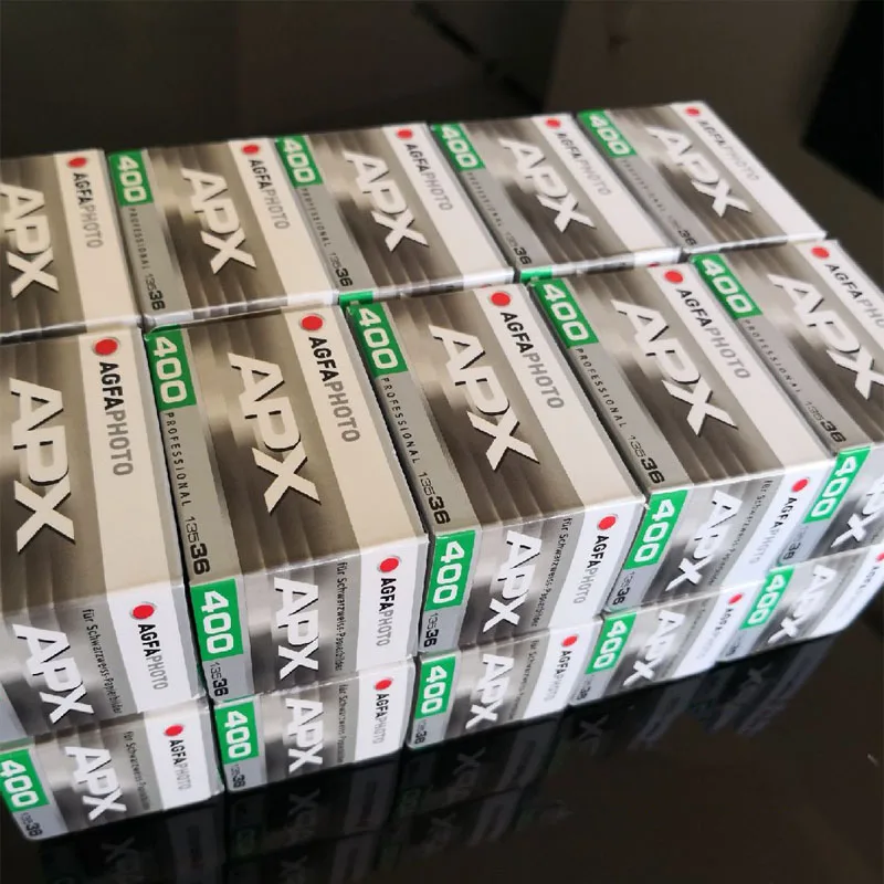 AGFA APX 400 흑백 전문 ISO 400 필름, 코닥 H35, M35, M38 필름 카메라용, 롤당 36 노출, 135mm, 1-10 롤