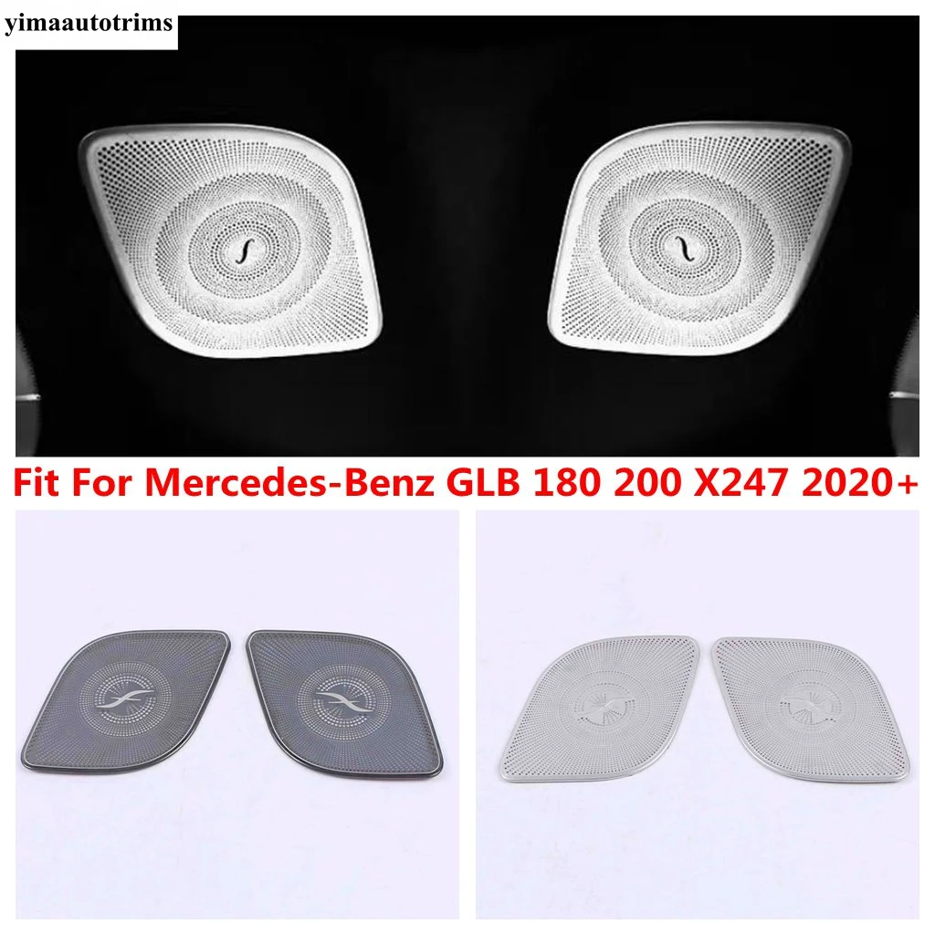 Door Window C Pillar Audio Speaker Tweeter Frame Cover Trim For Mercedes-Benz GLB 180 200 X247 2020 - 2024 Accessories Interior