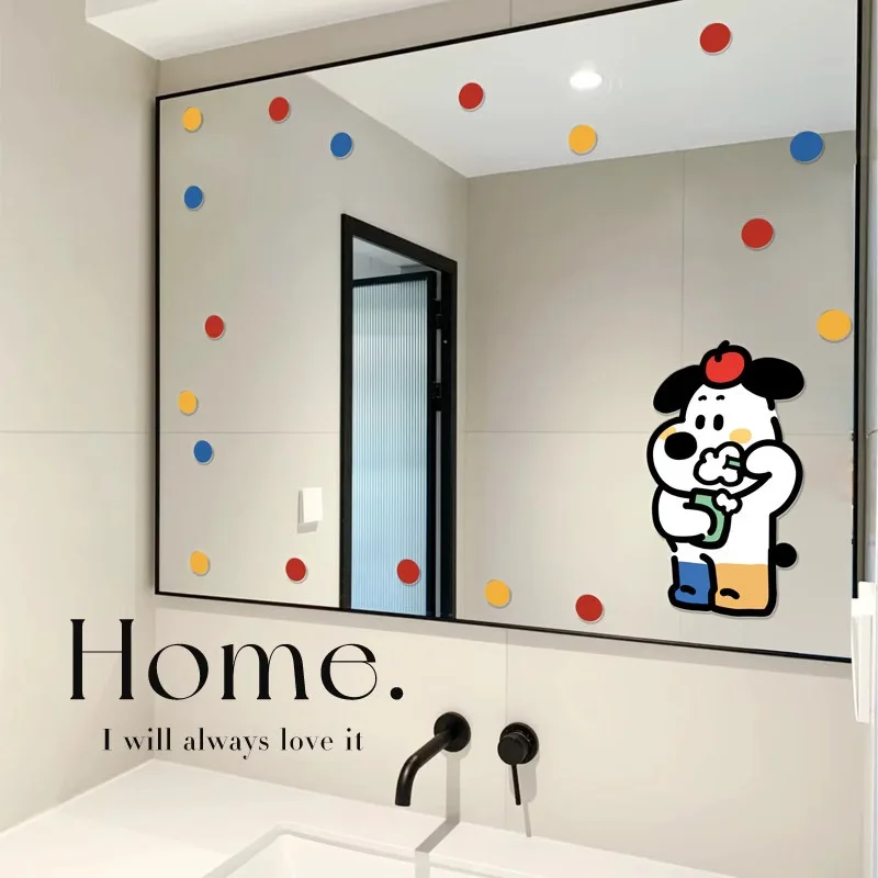 

Dopamine Mirror Stickers - Polka Dot Sliding Door Decals​