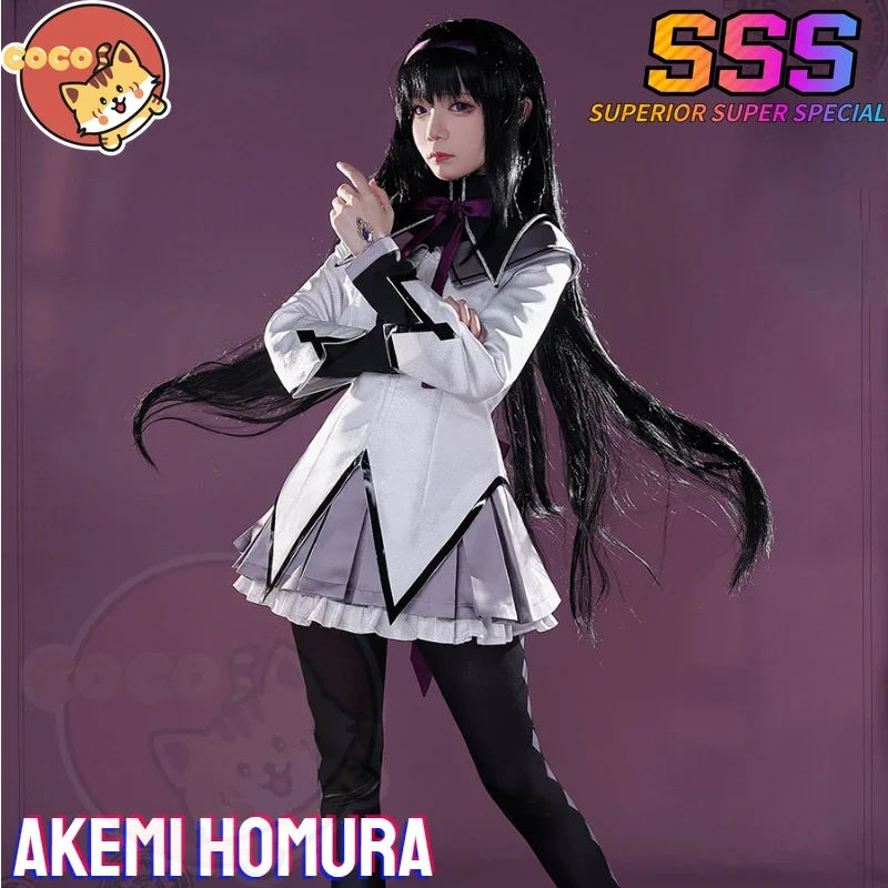 

Женский костюм для косплея Puella Magi Madoka Magica Akemi Homura, костюм и парик CoCos-SSS