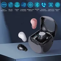 1PC Mini Single Ear Bluetooth Earphone In-Ear HIFl Touch Sleep Headset Invisible Sports Waterproof Gaming Headphones
