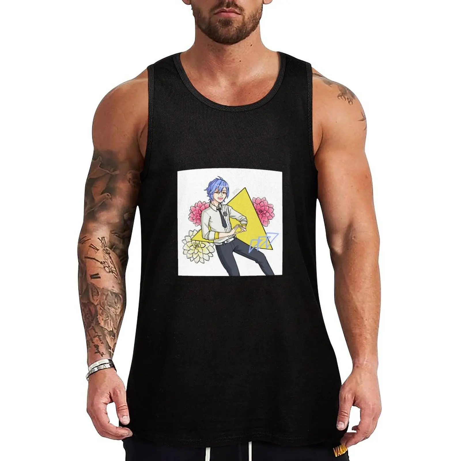 

A3! Act! Addict! Actors! Misumi Tank Top Men's gym clothing basketball clothing t-shirt Men's mens gym clothes