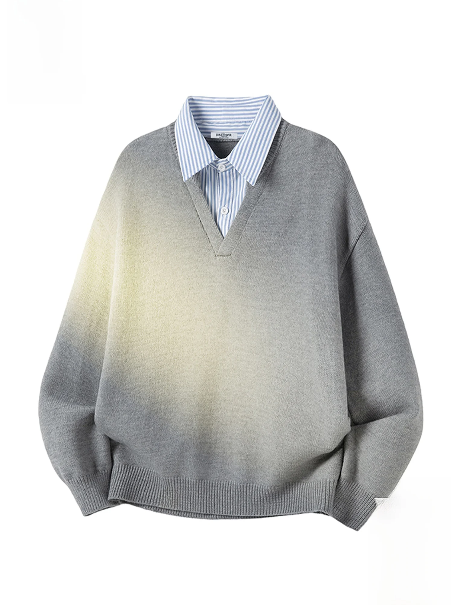 

Вязаный свитер Paul Frank с принтом обезьяны Large-Mouth-Monkey, мужской, свободного кроя, осенне-зимний, модный, повседневный, с длинными рукавами