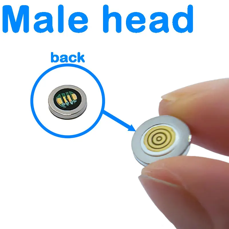 Magnetic Charging Cable Adapter Connector Tips Head for Type C Micro USB 3A Fast Charging 7pin Magnetic Tips