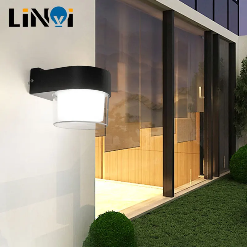 

Modern Outdoor Waterproof Wall Light Exterior Lighting Villa Courtyard Decor Porch Garden Lights Indoor Outdoor LED Wall Lamp