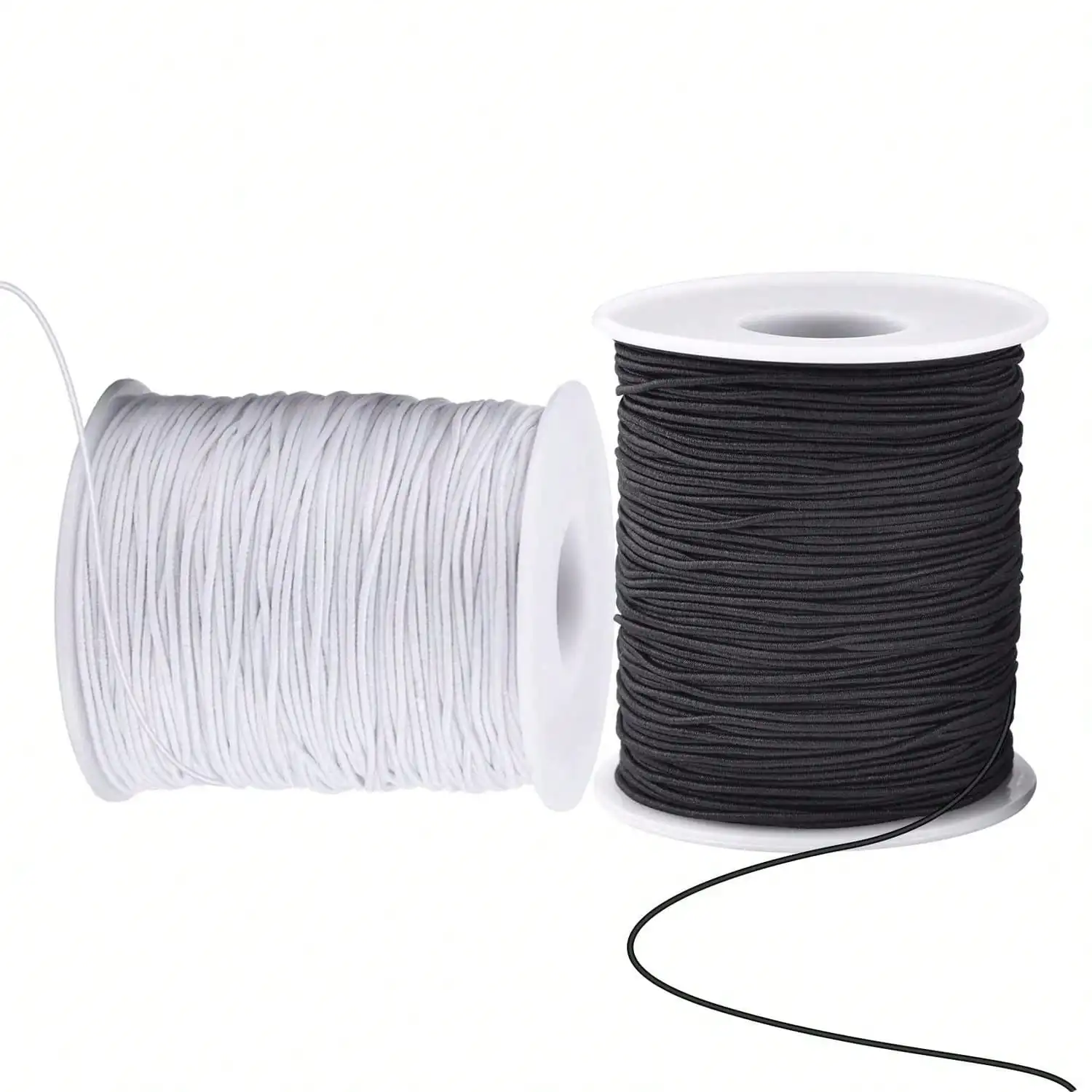 1/2pcs Bracelet String, Sturdy Black White Rainbow Cord for Jewelry Making, Necklaces, Beading and CraftsNo Elasticity