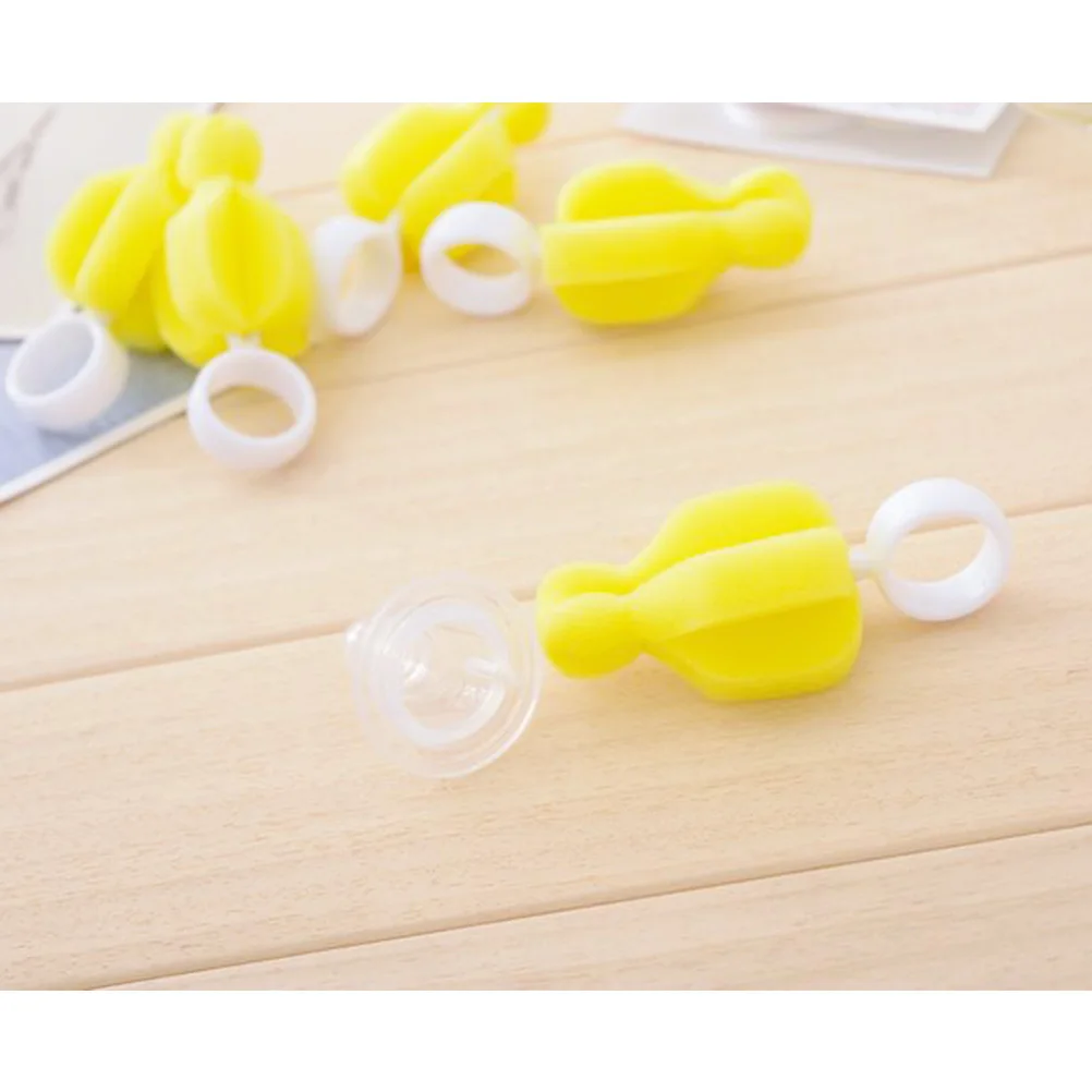 

20Pcs Baby Pacifier Cleaning Brush Soft Sponge Handle Easy Grip Hanging Hole Design for Baby Teat Residue Removal