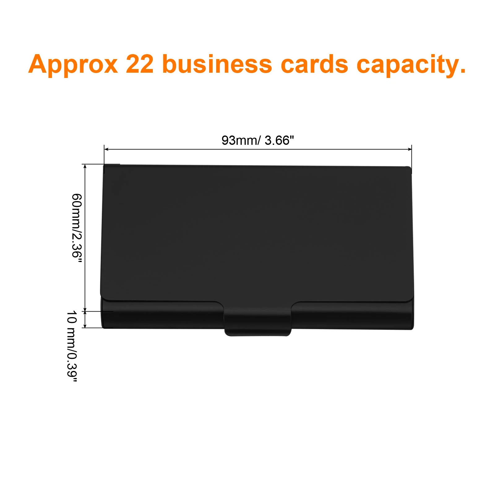 1/2Pc Creative Business Card Case Aluminum Alloy Card Holder Metal Box Cover Professional Business Card Holder Card Metal Wallet