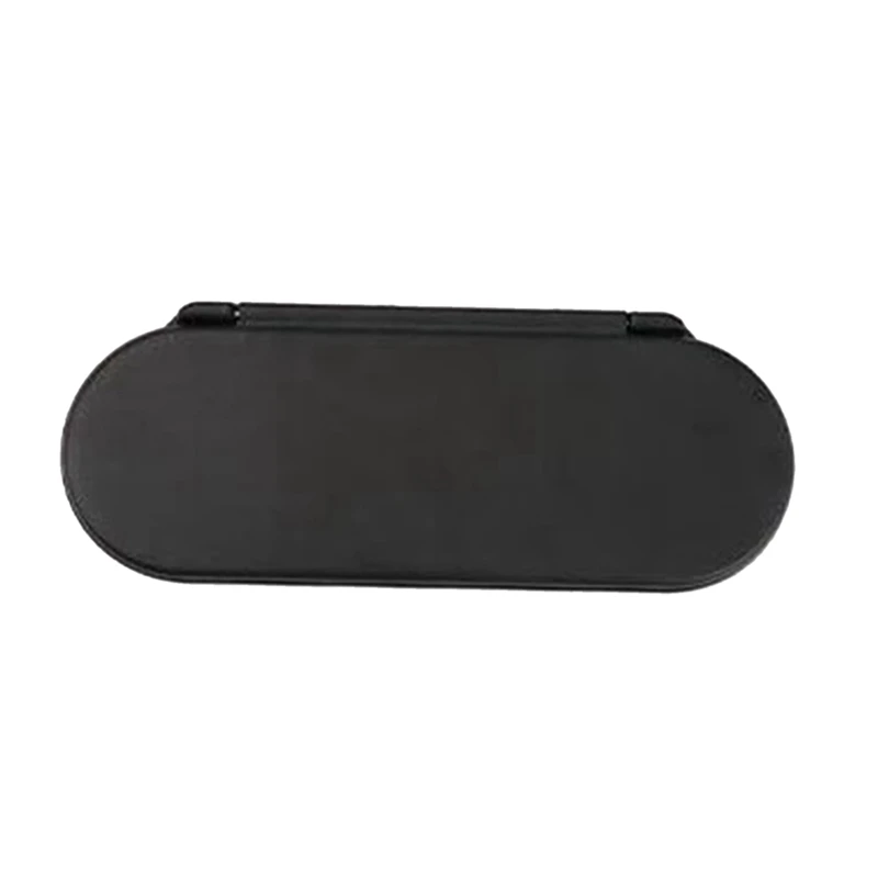 2X Car Roof Sunvisor Sun Visor Makeup Mirror Glass Cover Light Lamp Cap Lid For-BMW Mini F54 F55 F56 F60 2015-2020 Black