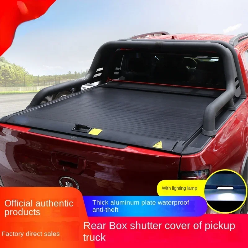 2024 High quality retractable roller cover tonneau cover for Great Wall Cannon pickup truck with lock