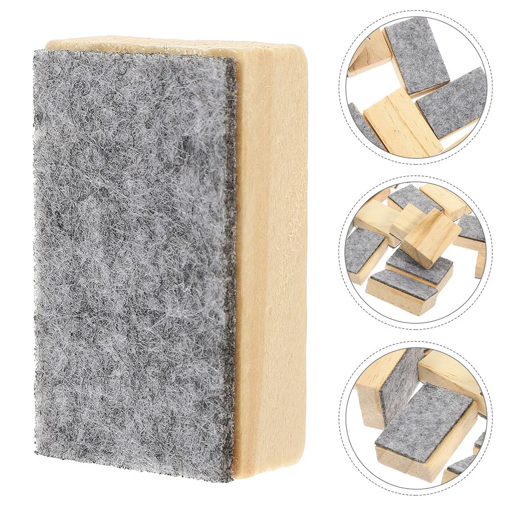 

24Pcs Small Felt Wood Blackboard Eraser Portable Compact Cleaner Ideal for Classroom Office Home Use Teacher Chalkboard Wiper