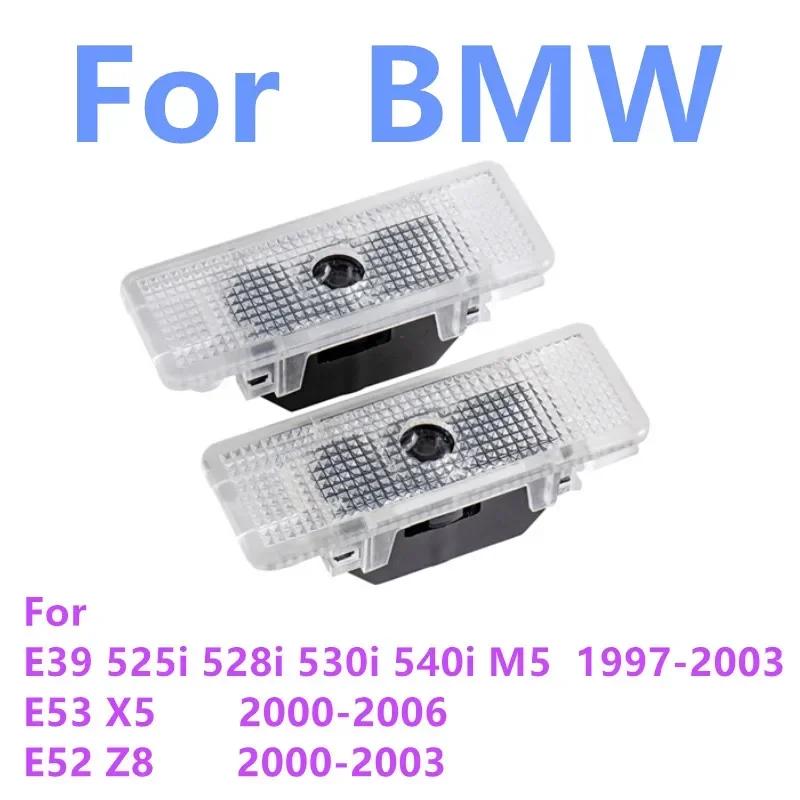 

2Pcs LED Decoration bulb Auto tool Accessories Car Door welcome light For BMW E39 528i M5 540i 525i 530i 1997-2003 Z8 E52 X5 E53