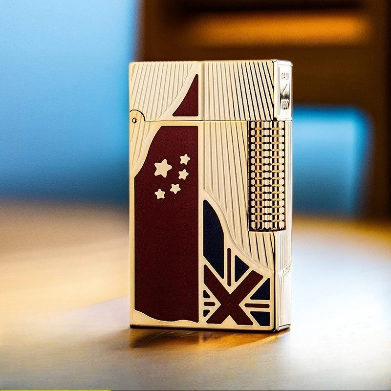 

Good Luck Limited Edition Lighter, Side-sliding Kerosine Metal Lighter, High-end Special Lighter for Men
