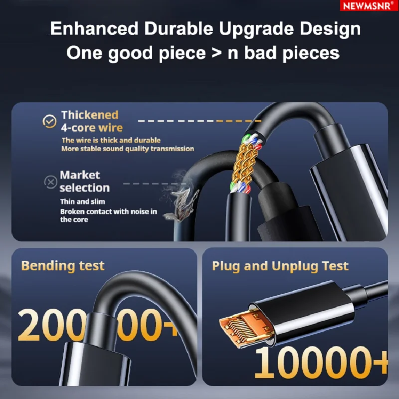 فتح الأذن نوع C & 3.5 مللي متر سماعات أذن سلكية صوت ستيريو سماعات أذن رياضية ألعاب سماعات للأعمال سماعات مع ميكروفون عالي الدقة لسامسونج #3