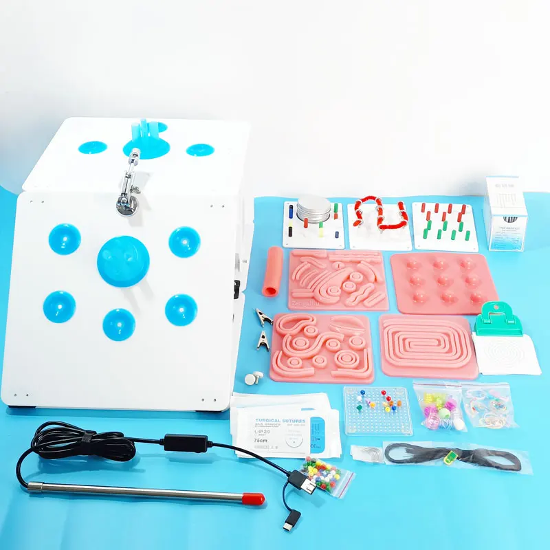 Laparoscopische Simulatie Box Pak 11 Module 0/30 Graden Endoscopische Camera Laparoscopie Trainer Training Box Teach Tool Voor arts