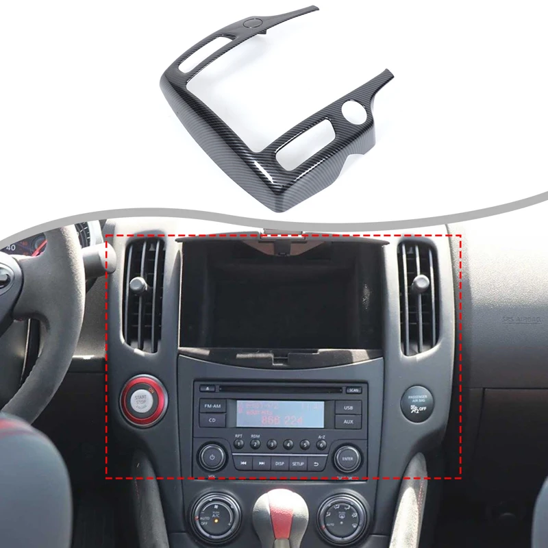 

Dashboard Air Vent Cover Trim Sticker AC Vent Frame Sticker AC Vent Surround Trim For Nissan 370Z Fairlady Z Z34 2009-2020 LHD