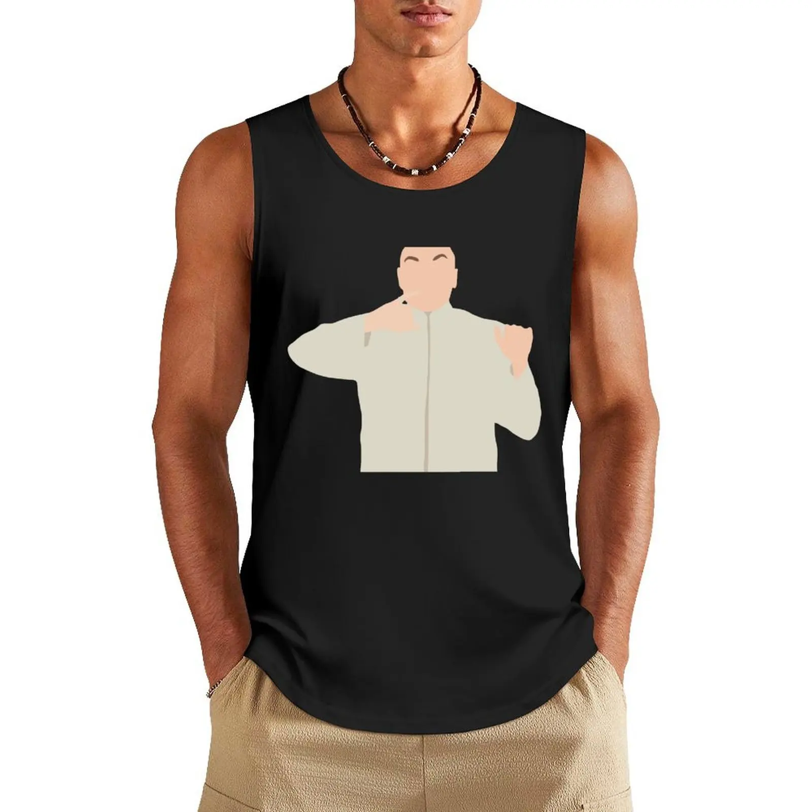 

Dr Evil Austin Powers movie Tank Top gym men Gym t-shirt man cute tops basketball