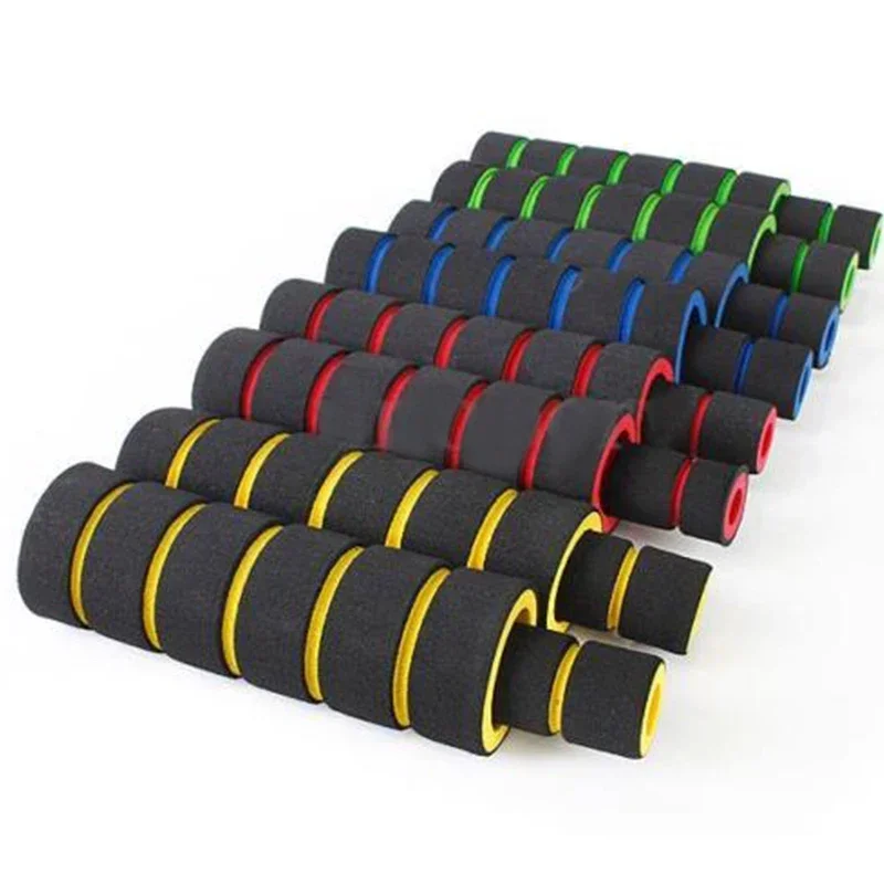 1 Pair Motorcycle Bike Cycling Handle Bar Grips 23mm + 1 Pair Brake Clutch Lever Soft Foam Cover 10mm