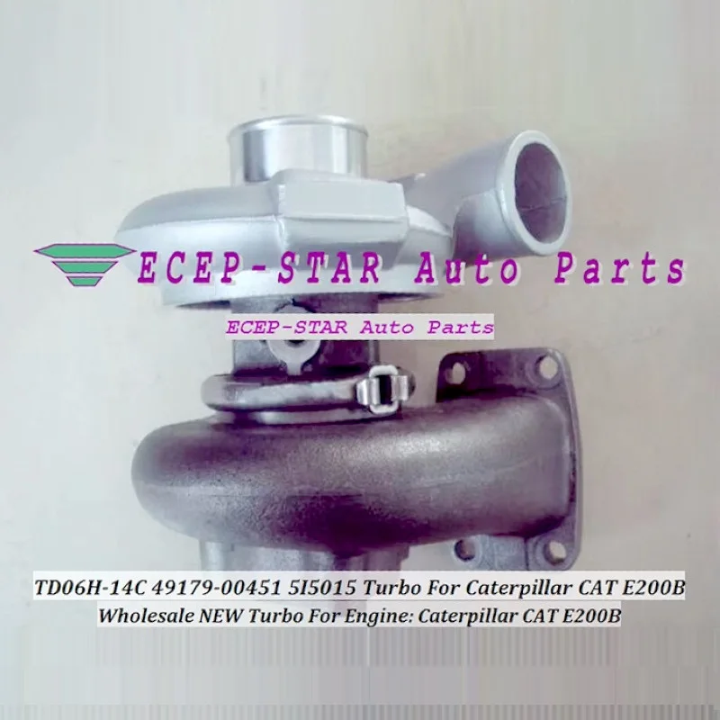 TD06H-14C 49179-00451 Turbo 49179 00451 5I5015 Turbine Turbocharger For Caterpillar Excavator For CAT E200B Earth Moving S6KT