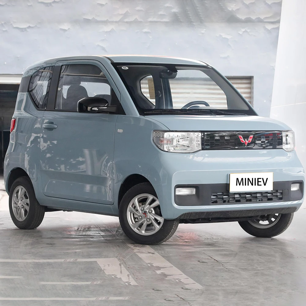 Wuling Hongguang سيارات صغيرة للبالغين ، 4 عجلة Ev السيارات ، رخيصة الثمن