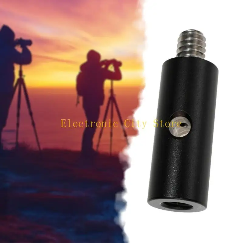 Aluminum Threaded Extension Bar Double 1/4Inch Screw Ends For Securing Camera Gear To Tripod Mounts Studio Accessories