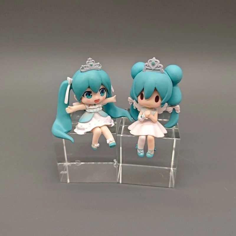 Anime Hatsune Miku Figur sitzen Serie 15. Jubiläum niedlichen Modell Spielzeug Geschenk Action figur Kuchen Ornament Auto Dekoration Modell