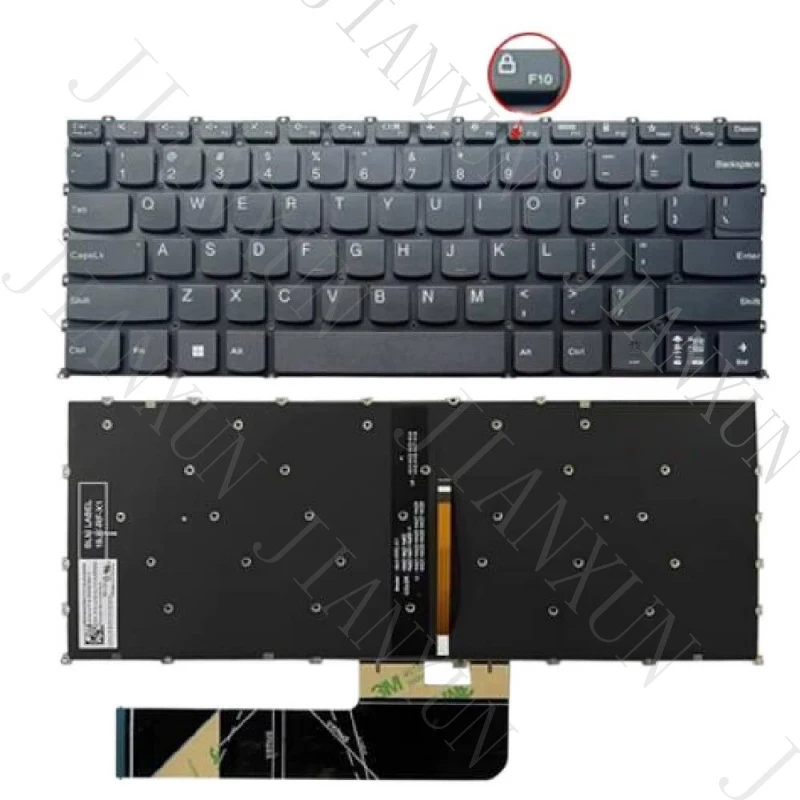 A+ US black Keyboard For LENOVO IdeaPad 3-14ADA6 3-14ALC6 3-14ITL6 BACKLIT
