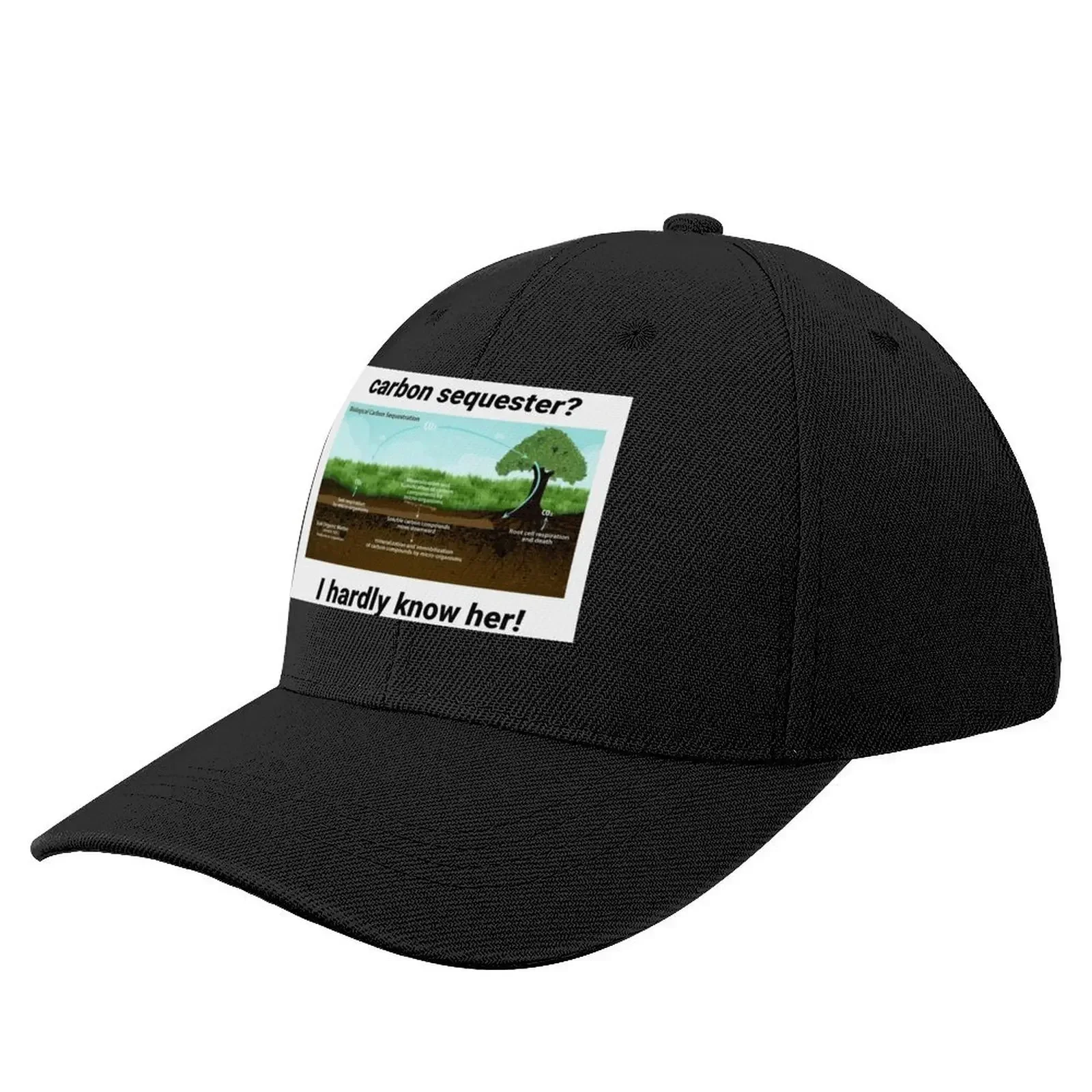 Carbon Sequester? I hardly know her Baseball Cap Luxury Brand Sunhat Golf Hat Man Luxury Man Hat Women's Beach Men's