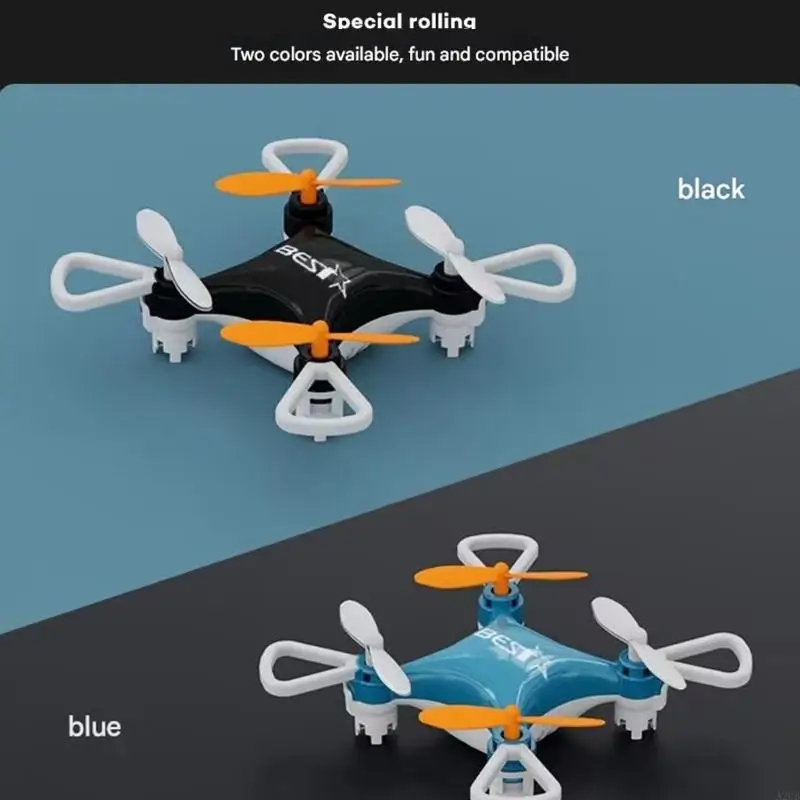 

Tiny Remote Controlled handbill with Stage Stabilization 360 Tricks ABS Sturdy Quadcopter Great Gift for Everyone A2UB