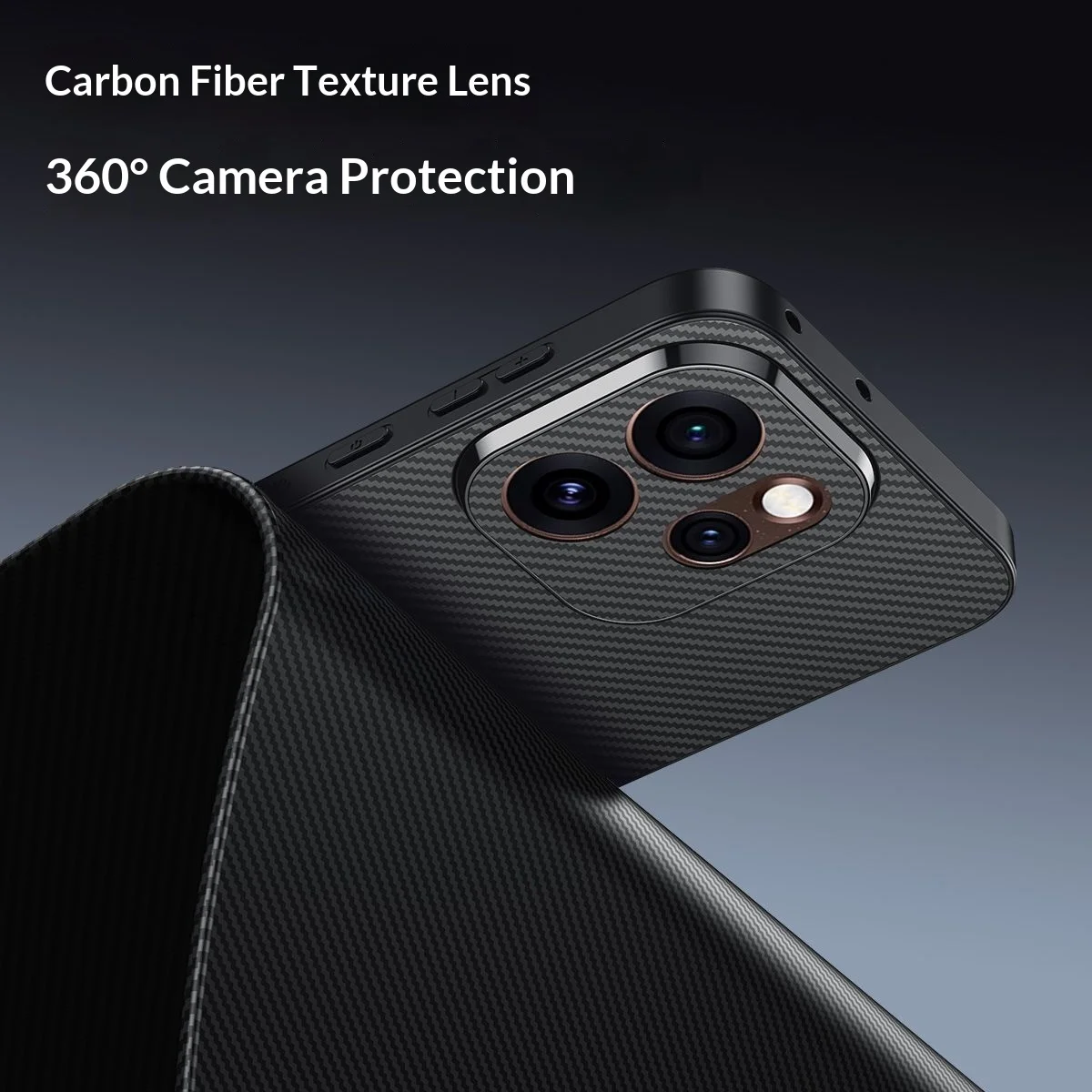 حافظة لهاتف OPPO Reno 15 14 pro جديدة من ألياف الكربون غطاء مقاومة للسقوط مضاد للانزلاق لهاتف OPPO Reno15 pro مقاوم للصدمات Funda