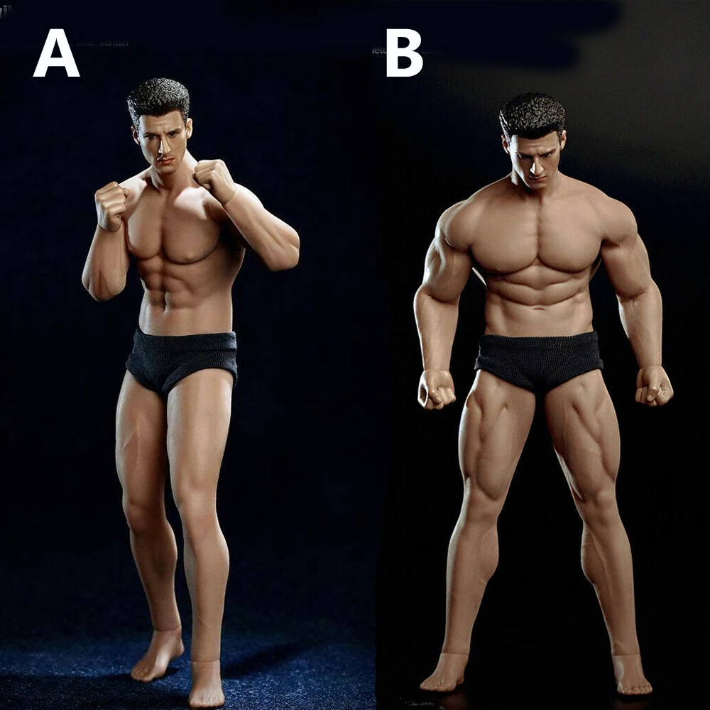 

TBLeague TM01A/02A 1/12 Scale Flexible Muscle Man Seamless Body With Head 6 Inches Male Soldier Action Figure Model Doll Toys