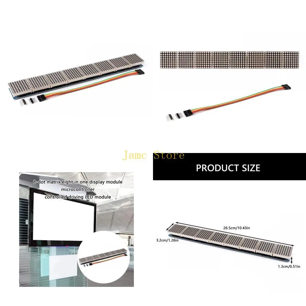 

LX0B 8x8 MAX7219 LED Matrixes Electronic Display Module for Microcontroller