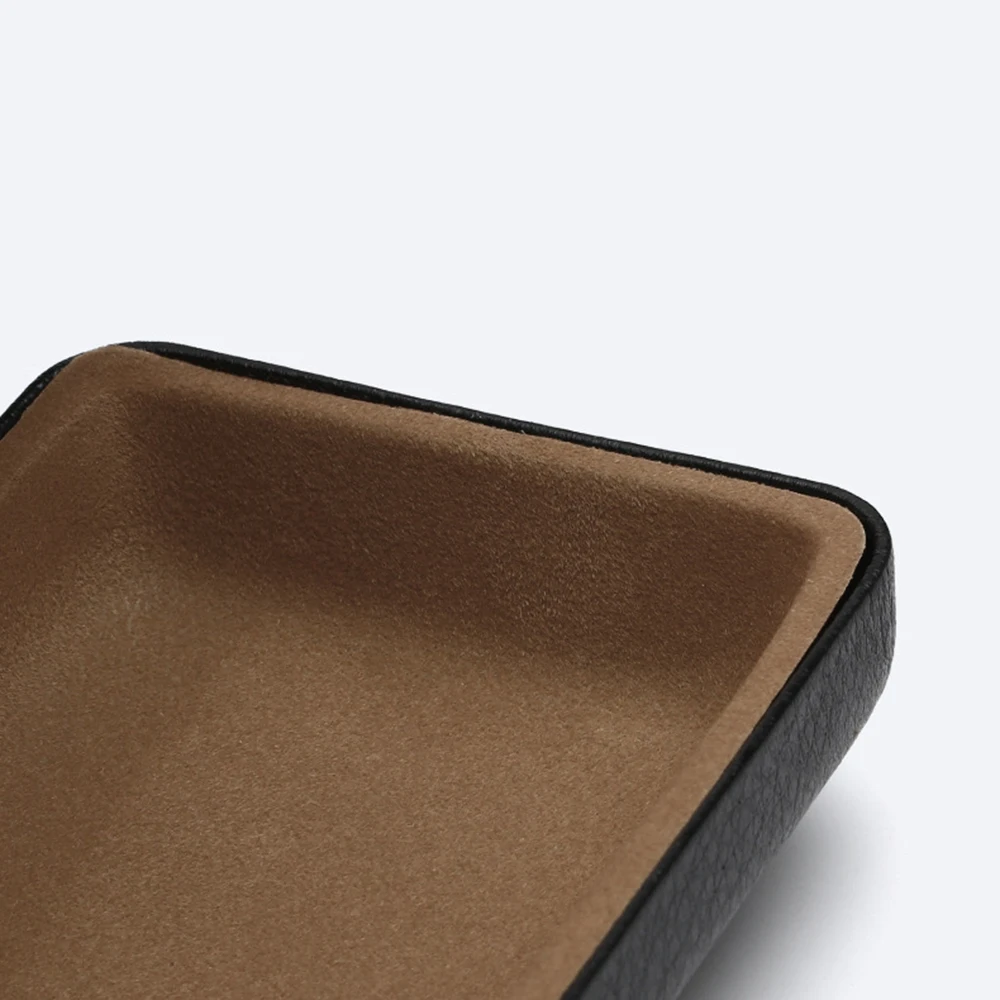 حافظة نظارات عصرية بنمط ليتشي حافظة نظارات شمسية صندوق تخزين نظارات للنساء والرجال حافظة نظارات محمولة للسفر #4