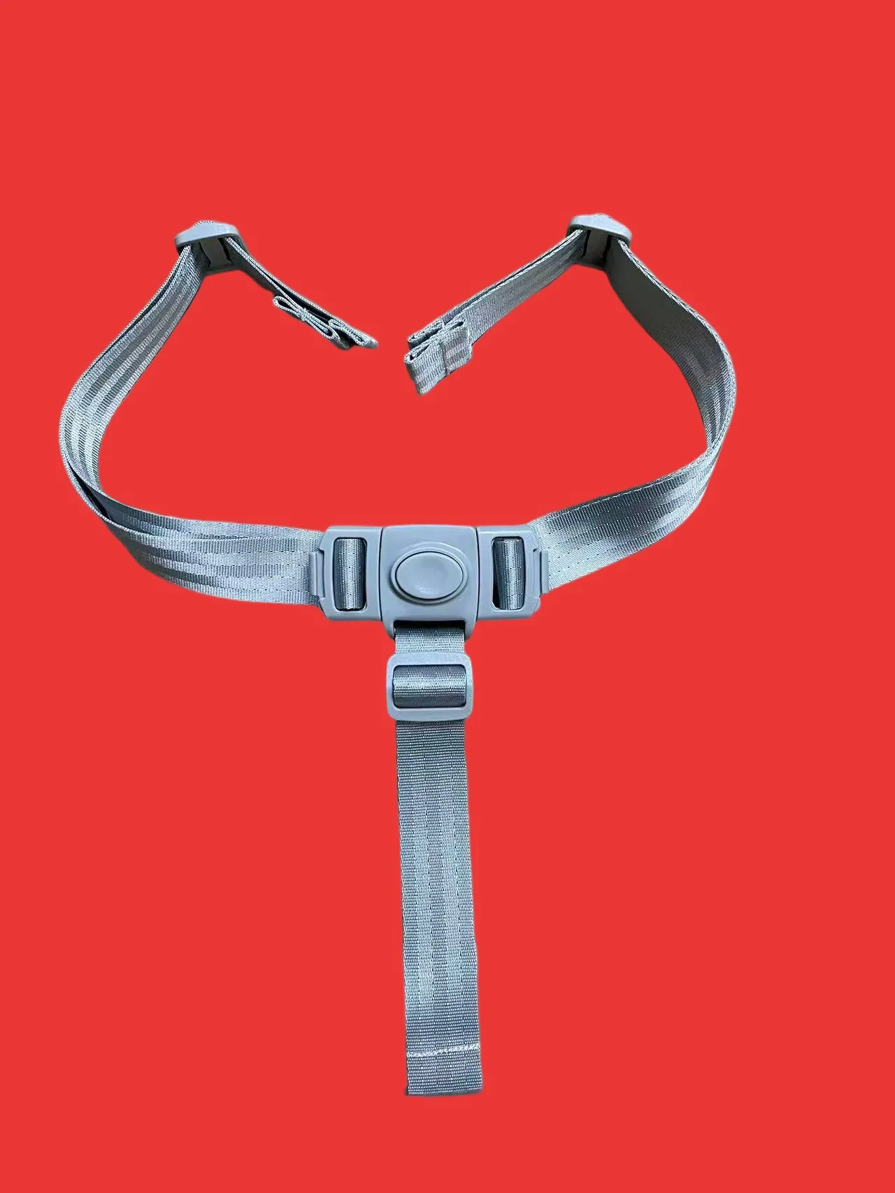 2PCS Universal 3 Point Harness Baby Seat Belt for ChildKid Seats Adjustable Harness Strap for High Chair Stroller