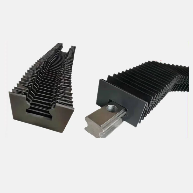 Linear Guide Rail HGR15 HGR20 HGR25 HGR30 Type Flexible Accodion Protective Bellows Dustproof Covers for Linear Guide