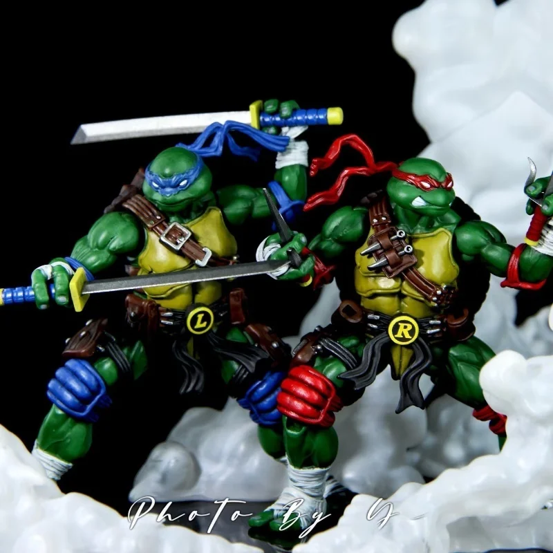 

Набор фигурок JOYTOY TMNT в масштабе 1/18 — Микеланджело Донатололо Леонардо Рафаэль — Коллекционная модель аниме, игрушки