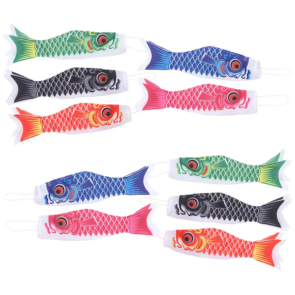 Hanging Decor Home Halloween Christmas Fish Wind Sock Fish Windsock Garden Party Decor Balcony Hanging Decor Beach Decor