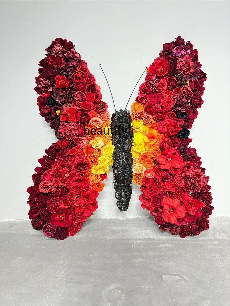 Wedding Props Large Butterfly Decoration Shopping Mall Art Gallery Layout Artificial Flower Butterfly Soft Decoration Ornaments