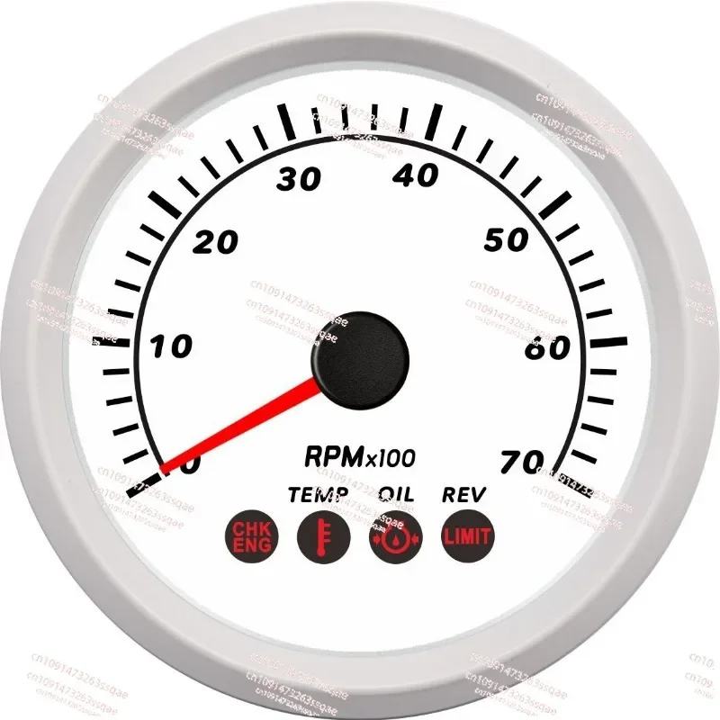 Outboard Engine Tachometer with Oil Temperature and Oil Pressure Engine Fault Prompt 7000RPM