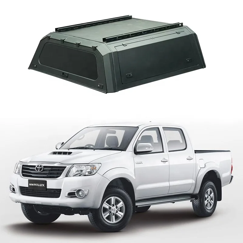 

4x4 Offroad Truck Hardtop Offroad Pickup Cover Galvanized Steel Camper Truck Canopy for Hilux Vigo