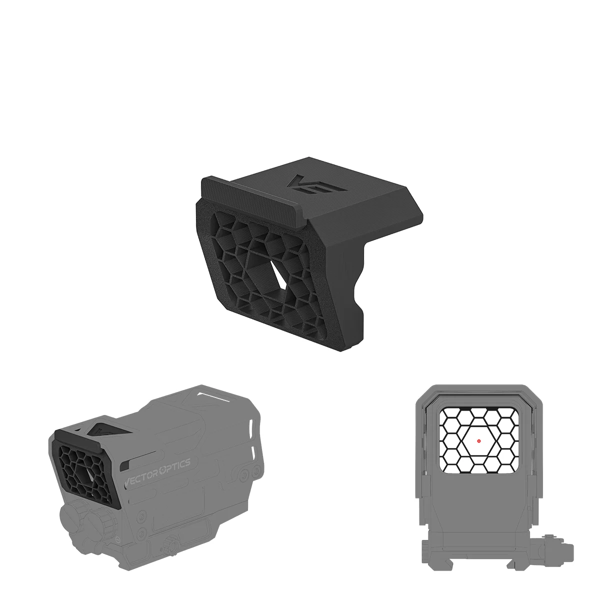 Vector Optics Honeycomb Killflash Anti-Reflection Device for Frenzy Red Dot Sight SCRD-67|SCRD-M67|SCRD-S67|SCRD-76|SCRD-79