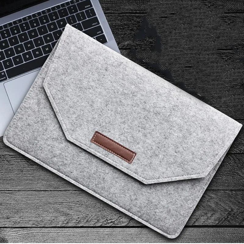 Laptop Wool Felt Bag Sleeve Cover 12 Inch For Macbook Air Pro Case For HuaWei MateBook Notebook With Mousepad Bag Gift