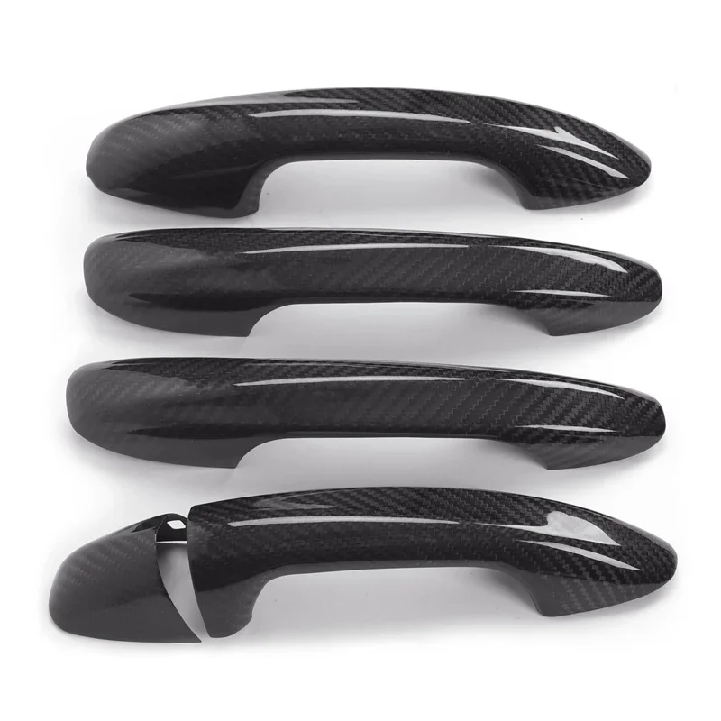 For Mercedes-Benz C S  CLS GLC GLS GLE  Class AMG GT W205 4-Door Carbon Fiber LHD Handle Cover