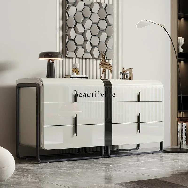 

ls 18Italian light luxury chest, advanced decoration porch sofa side cabinet