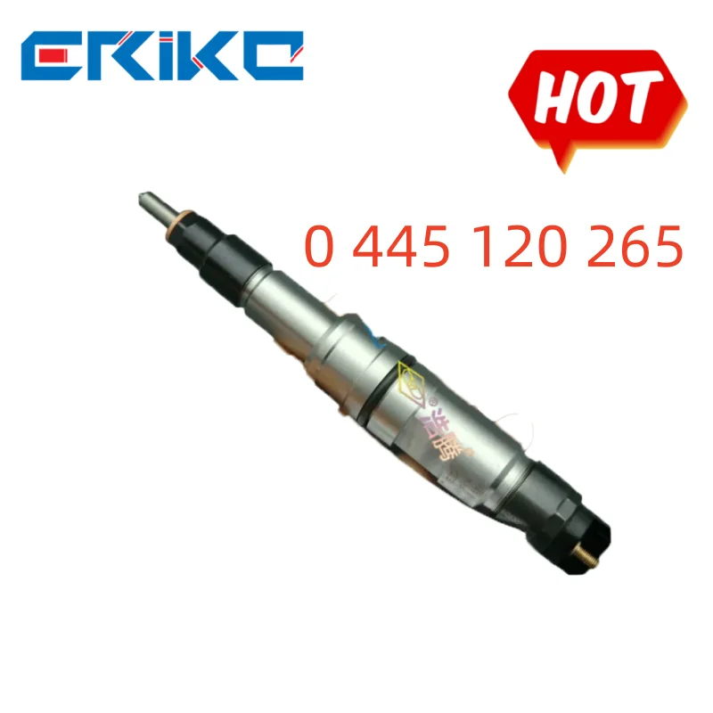 

ERIKC 0 445 120 265 Diesel Engine Injector 0445120265 New Common Rail Diesel Fuel Injector Nozzle 0445 120 265