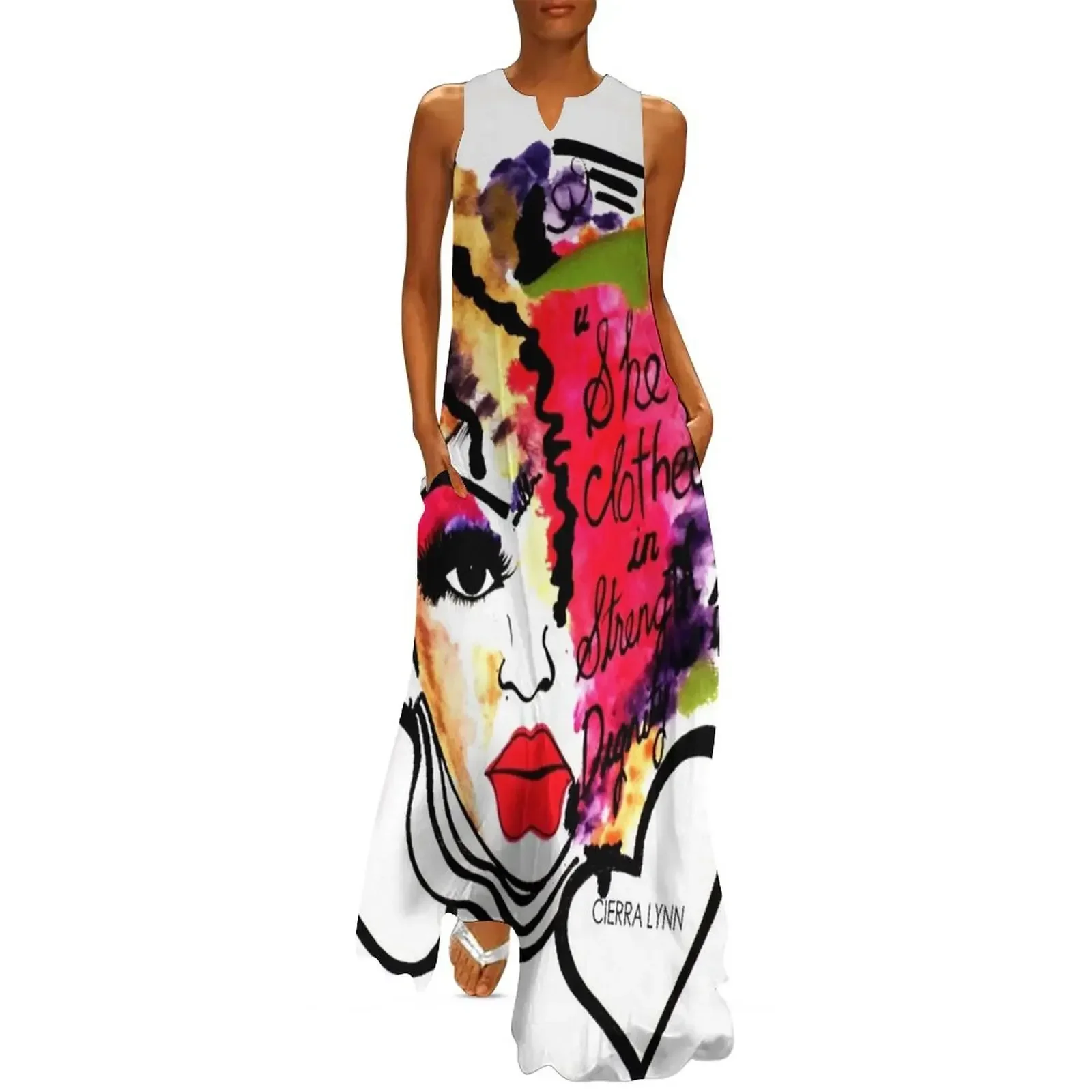 

CLOTHED IN STRENGTH & DIGNITY Long Dress Clothing Female clothing summer dress womens 2025 Dress