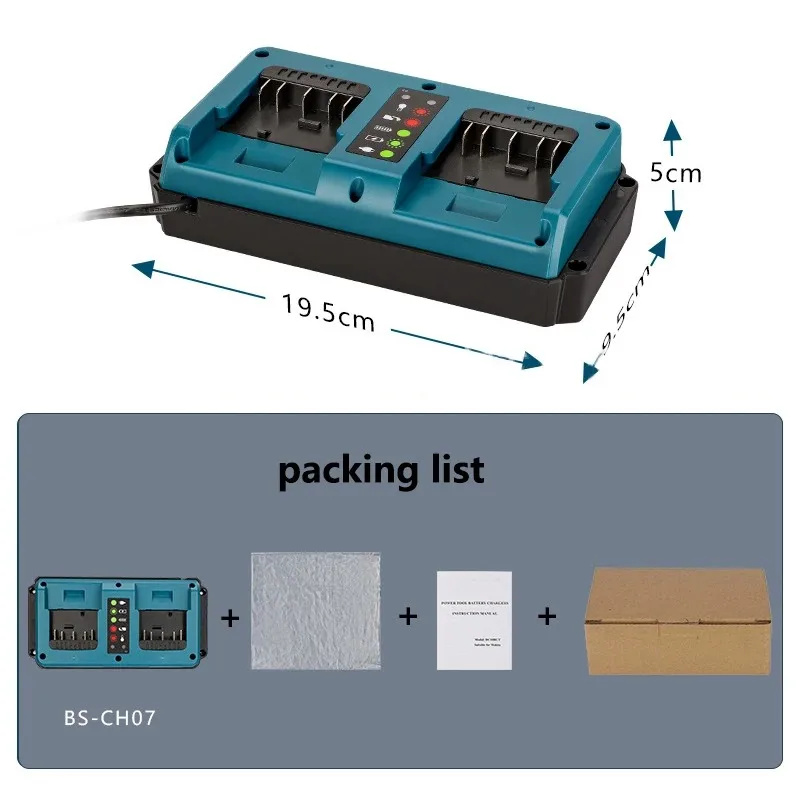 For BOSCH 18V Lithium-ion Battery Charger for Bosch Replacement Battery Charger adapter cordless tool Power Tool Accessories view 5