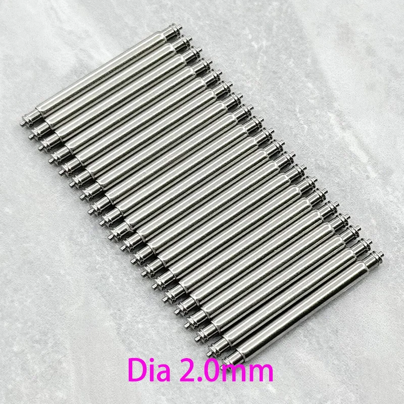 SKX007 Strap Spring Bars Dia 2.0mm 2.5mm Fits SKX007 SKX009 Turtle Watch Case Watch Bracelet 26mm 24mm 22mm 20mm Band Link Pins