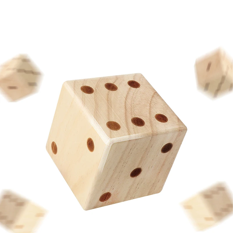 Giant Woodyard Dice Lightweight Interactive Role-playing Dice Suitable For Outdoor And Indoor Beach Adults Game Gifts