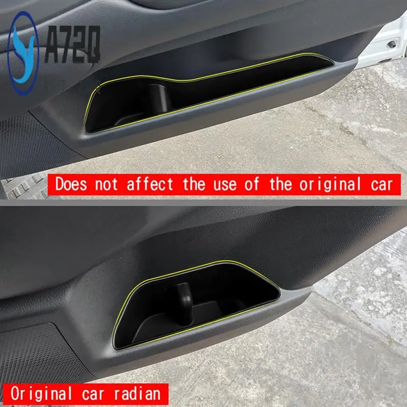 

A72Q-Car Door Storage Box Organizer Storage Box For Toyota Prado LC250 2023 Car Interior Accessories